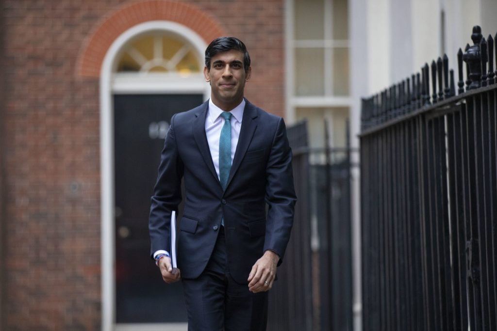 The Chancellor Rishi Sunak leaves 11 Downing Street on his way to parliament where he will deliver his Spending Review. Image courtesy HM Treasury and are copyright of HM Treasury.