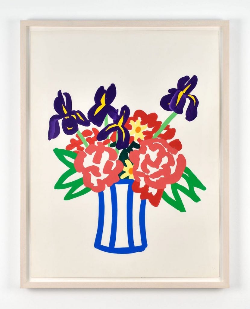 Tom Wesselmann, Study for Mixed Bouquet. Image courtesy Almine Rech.
