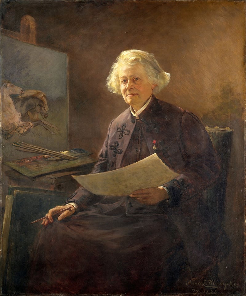 Anna Klumpke, <em>Portrait of Rosa Bonheur</em> (1898). Image courtesy Metropolitan Museum of Art.