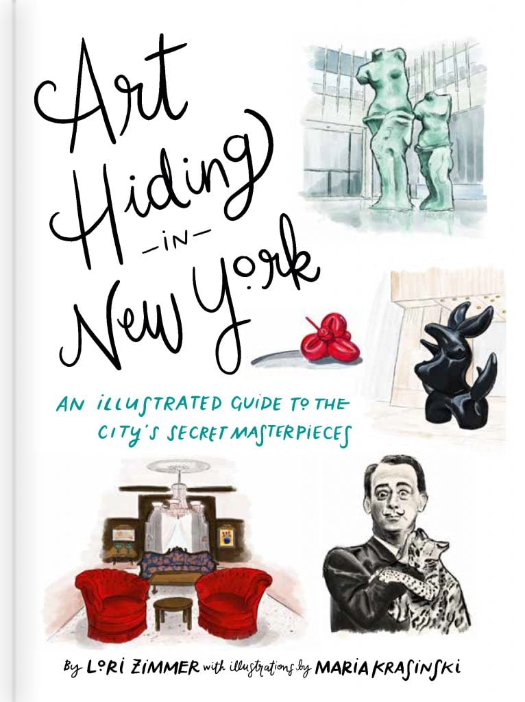 Lori Zimmer's Art Hiding in New York, with illustrations by Maria Krasinski. Courtesy of Running Press.
