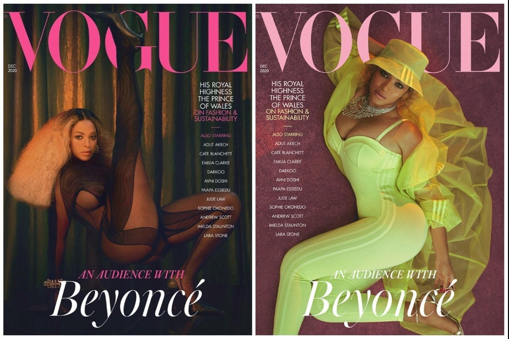 Kennedi Carter's portraits of Beyoncé for British Vogue.