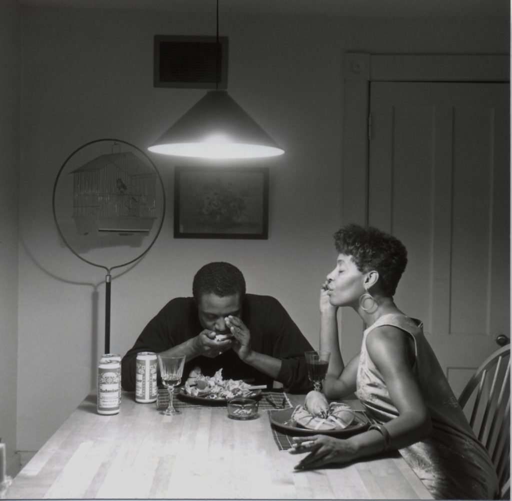 Carrie Mae Weems, <i>Untitled (Playing harmonica)</i> (1990-99). © Carrie Mae Weems. Courtesy of the artist and Jack Shainman Gallery, New York.