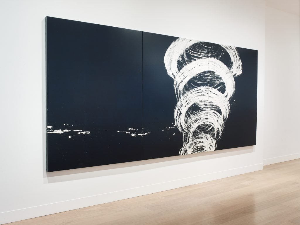 Installation view "Fabienne Verdier: Vortex," 2020. Courtesy of Waddington Custot.