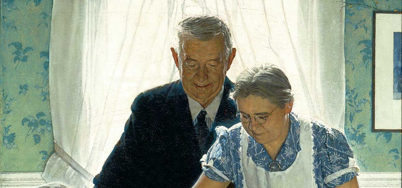 Norman Rockwell, Freedom from Want (1943). Norman Rockwell Museum Collections.