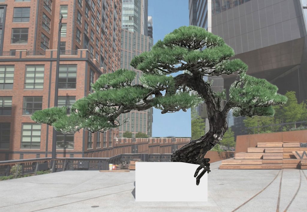 Lu Pingyuan, <i>Tree</i>. Courtesy High Line Arts.