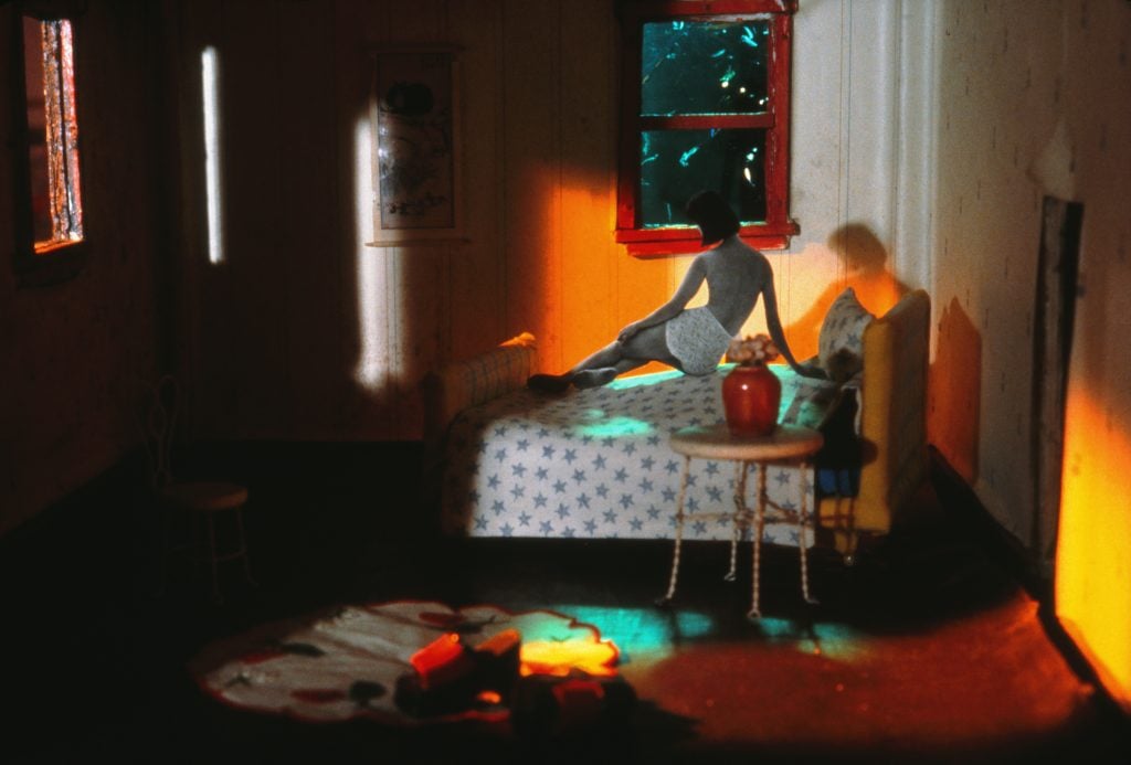 Laurie Simmons, <i>Study for Long House (Red Shoes)</i>, (2003). © Laurie Simmons. Image courtesy the artist and Salon 94, NY.