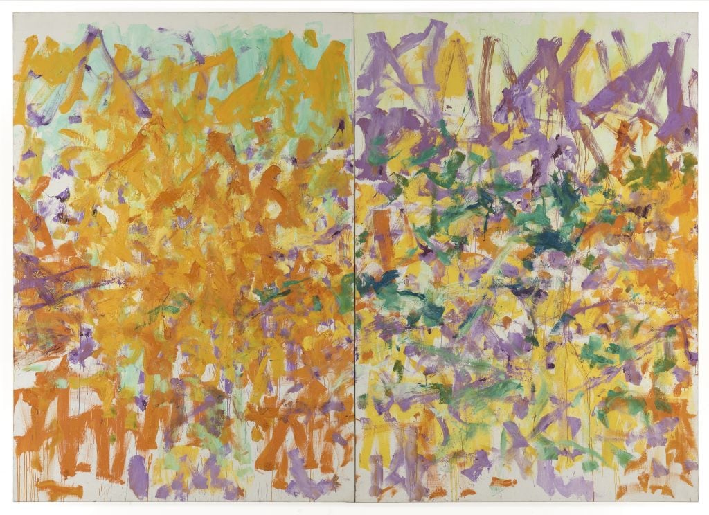 Joan Mitchell, Two Pianos (1979). Courtesy of Phillips.