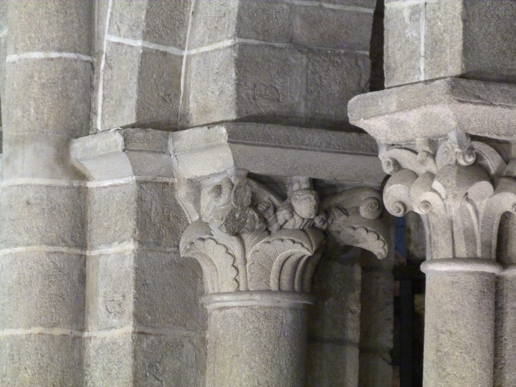 The carving at the Santiago de Compostela Cathedral. Courtesy of Dr. Jennifer Alexander.