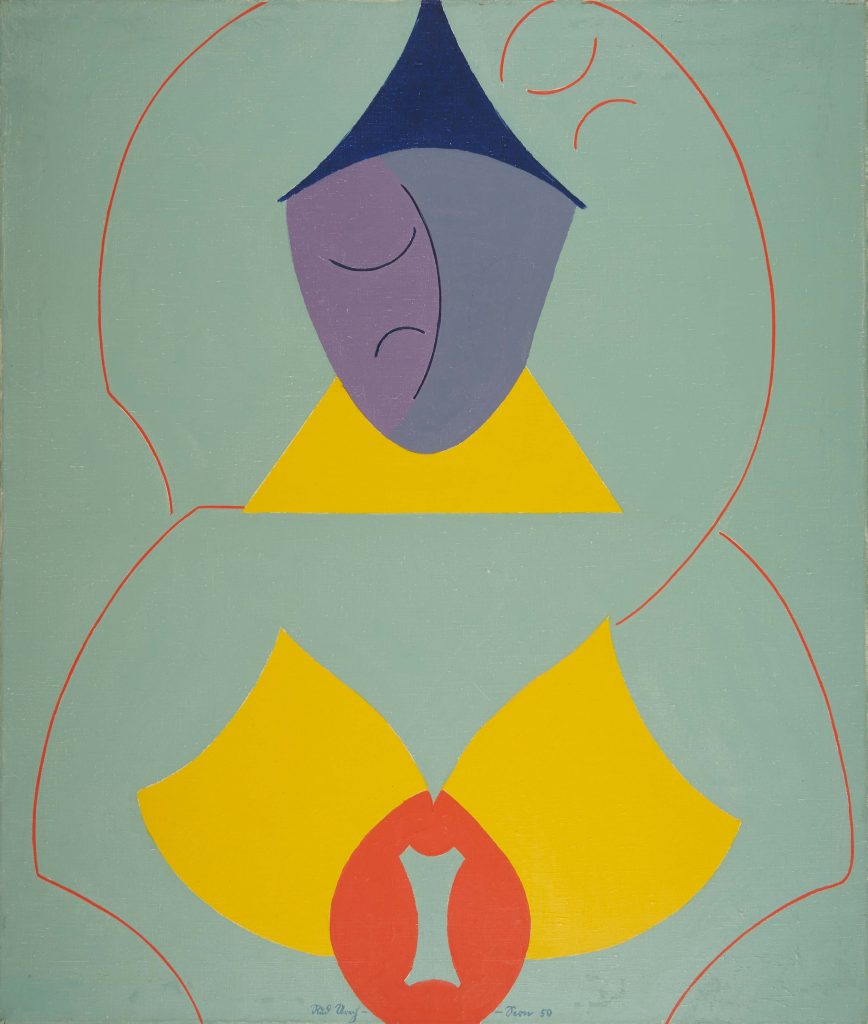 Rudolf Urech-Seon, Doppelgesicht (1950). Courtesy of Galerie Bromer.