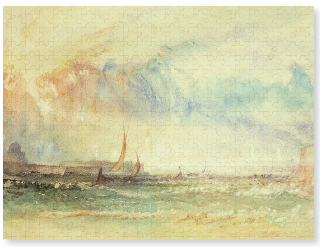 Puzzle of Storm at Sunset, Venice by J. M. W. Turner. Courtesy of Fine Art America.