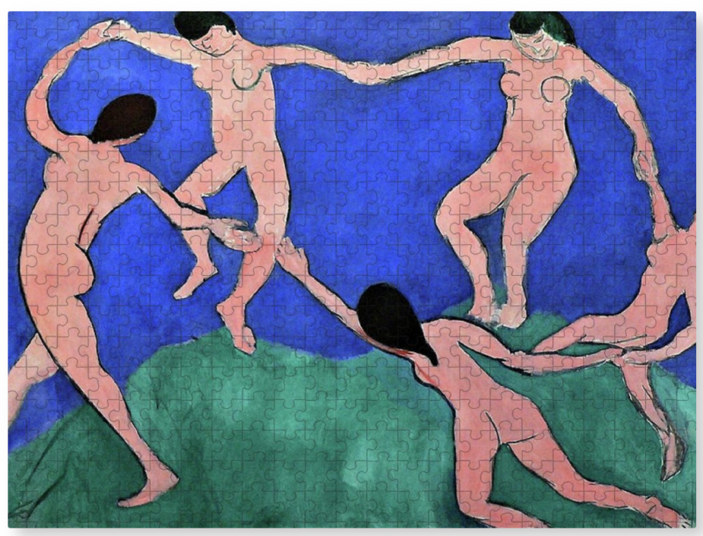 Puzzle of Dance Iby Henri Matisse. Courtesy of Fine Art America.