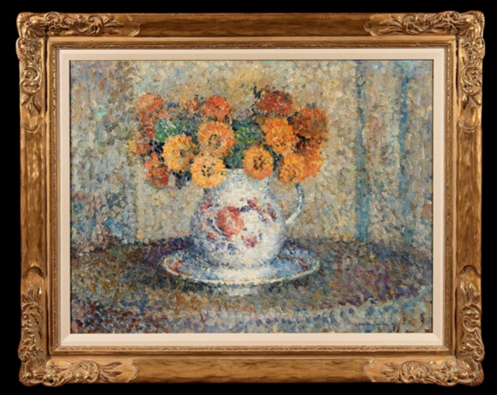 Jacques Martin-Ferrières, Still Life with Chrysanthemums (1923). Courtesy of Trinity House.