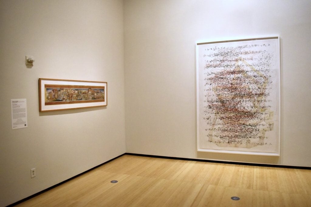 Works by Shazia Sikander in the Asia Society Triennial. (Photo by Ben Davis.)