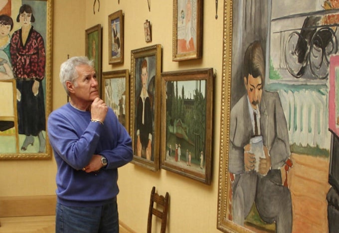 Alex Trebek visiting the new Barnes Museum in Philadelphia at its 2013 opening. Photo courtesy of the Barnes Museum, Philadelphia.