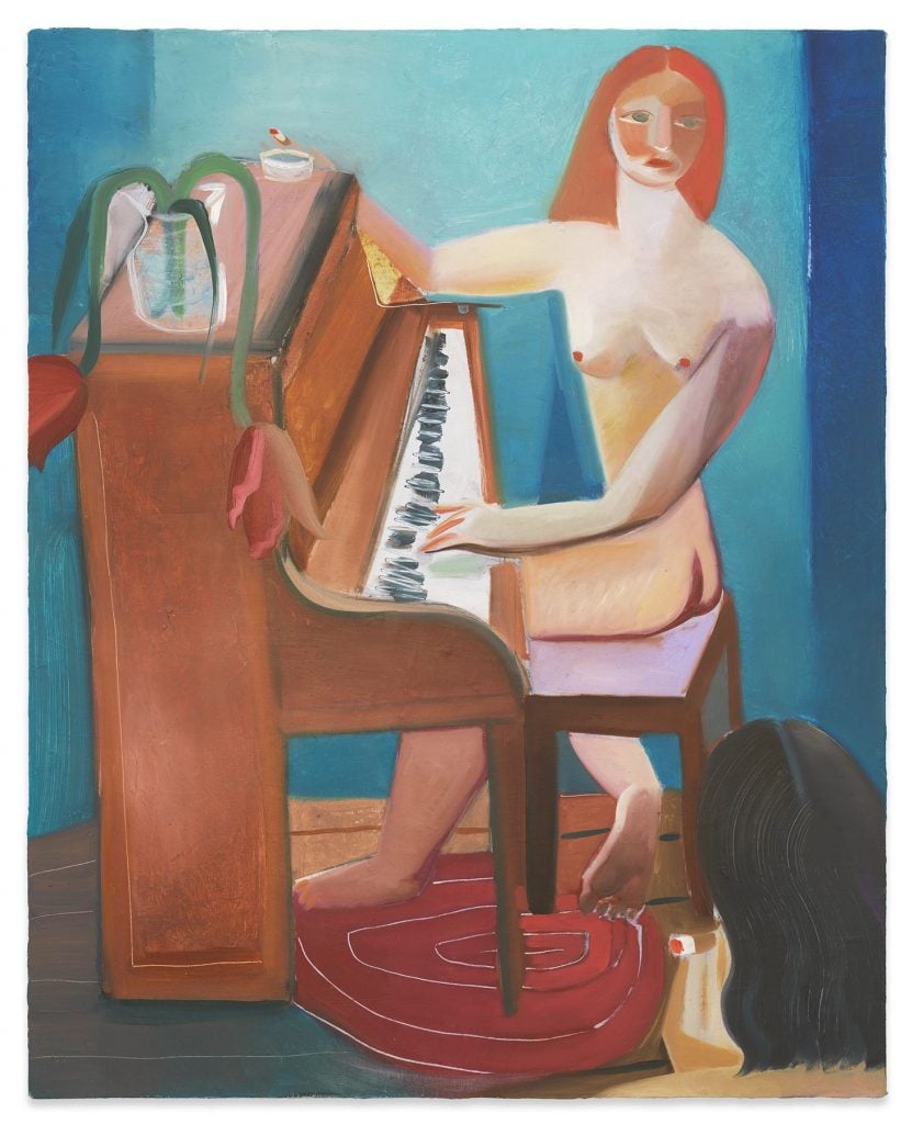 Danielle Orchard, <em>Women Writing Songs</em> (2020). Courtesy of Miles McEnery Gallery.