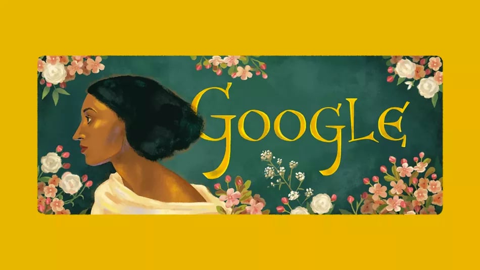 Sophie Diao, Google Doodle for Fanny Eaton. Courtesy of Google.