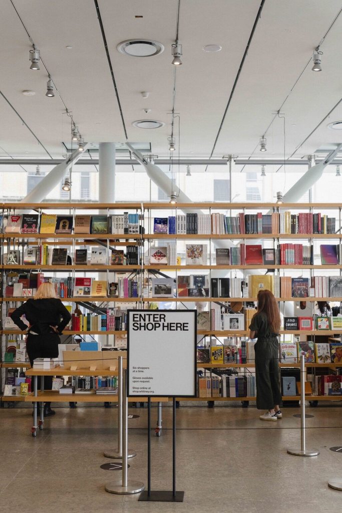 The Whitney Museum store. 