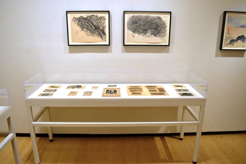Works by Nandalal Bose in the Asia Society Triennial. (Photo by Ben Davis.)