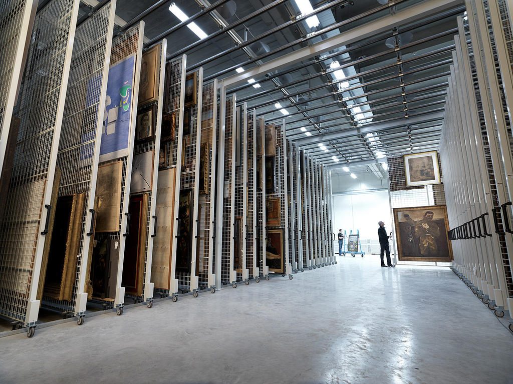 Katoen Natie's art storage facilities.