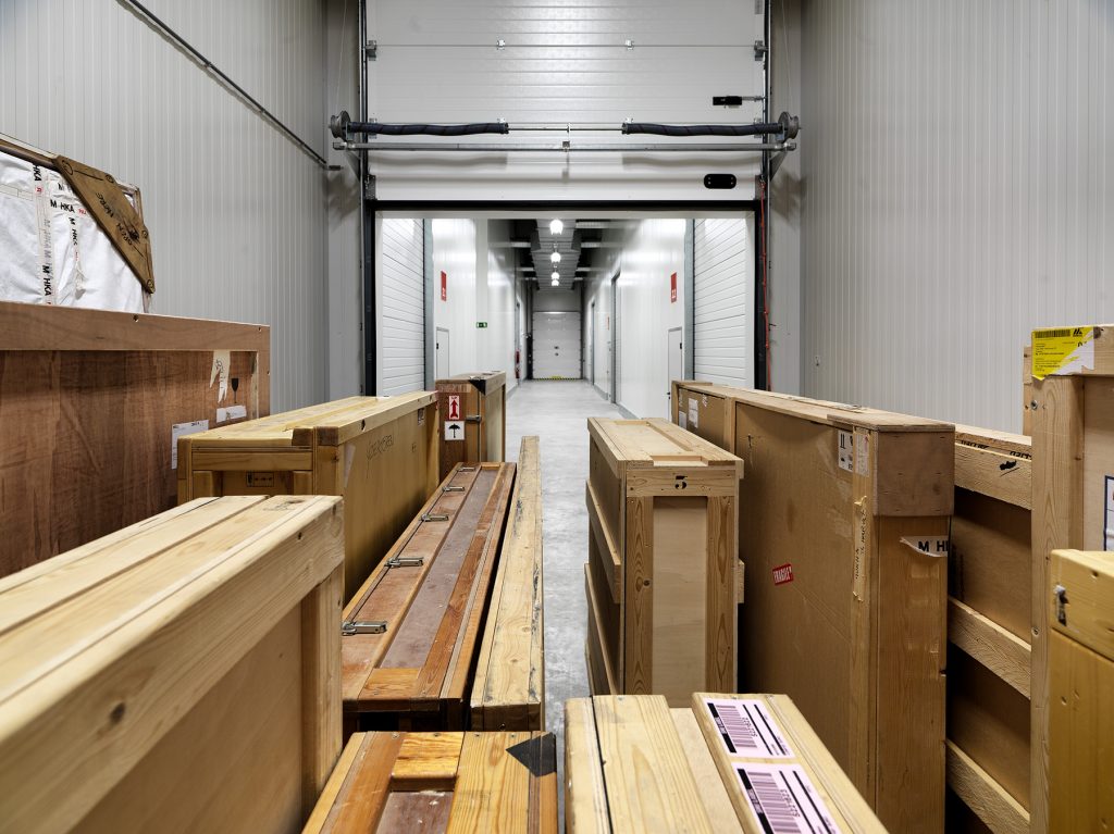 Katoen Natie's art storage facilities. 