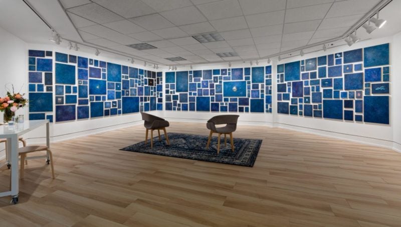"Yvette Molina: Big Bang Votive" installation view. Photo courtesy of the Visual Arts Center of New Jersey.