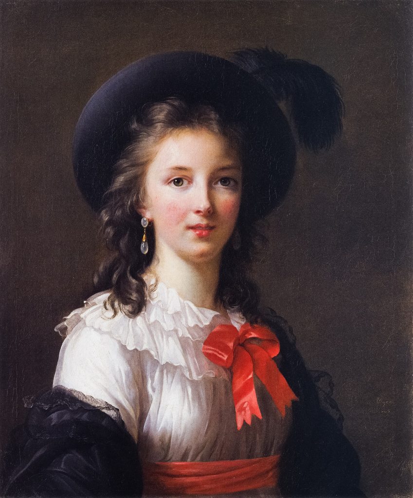Autoportrait d'Élisabeth Louise Vigée Le Brun (1781-1782).  Collection du Kimbell Art Museum, Fort Worth.