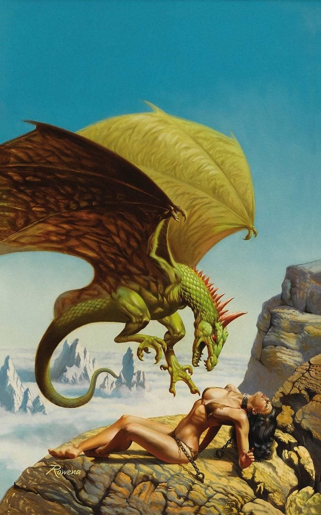Rowena Morrill, <em>King Dragon</em> (1980). Courtesy of Rowena Morrill from TASCHEN's <em>Masterpieces of Fantasy Art</em>.