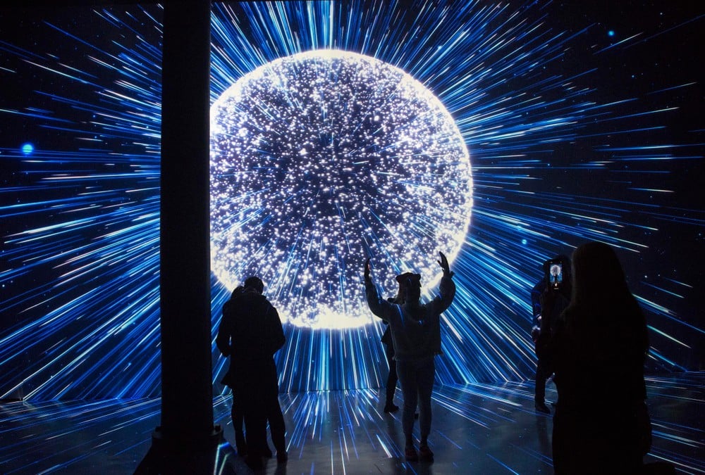 "Celestial" at ARTECHOUSE New York. Photo courtesy of ARTECHOUSE New York