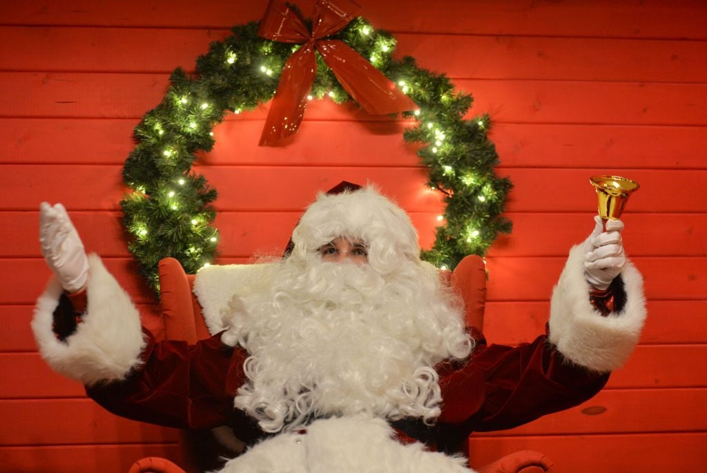 Santa. Were you expecting someone else? Photo by Artur Widak/NurPhoto via Getty Images.