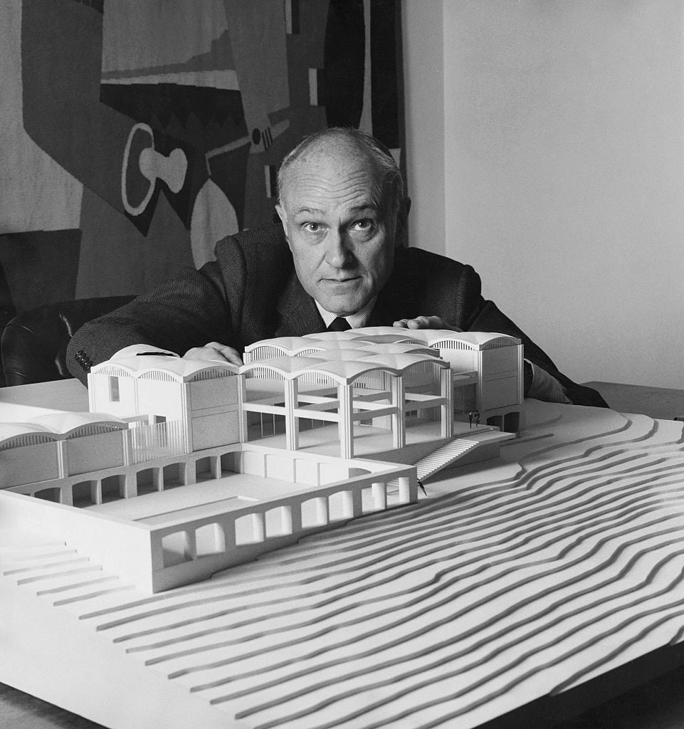 Architect Philip Johnson. Photo: Horst P. Horst/Condé Nast via Getty Images.