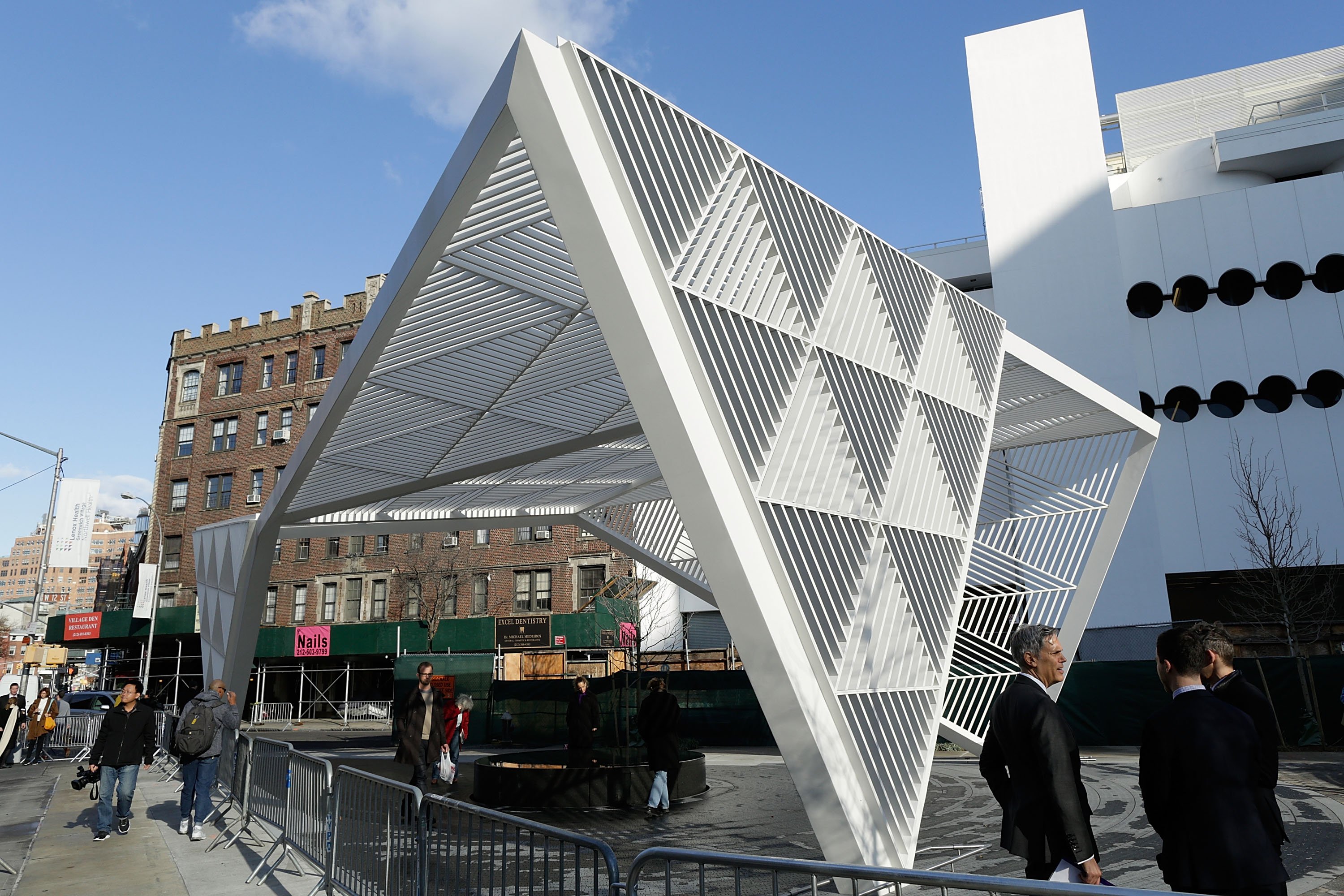 The New York City AIDS Memorial during World AIDS Day 2016. Photo by Lars Niki/Getty Images for Housing Works.