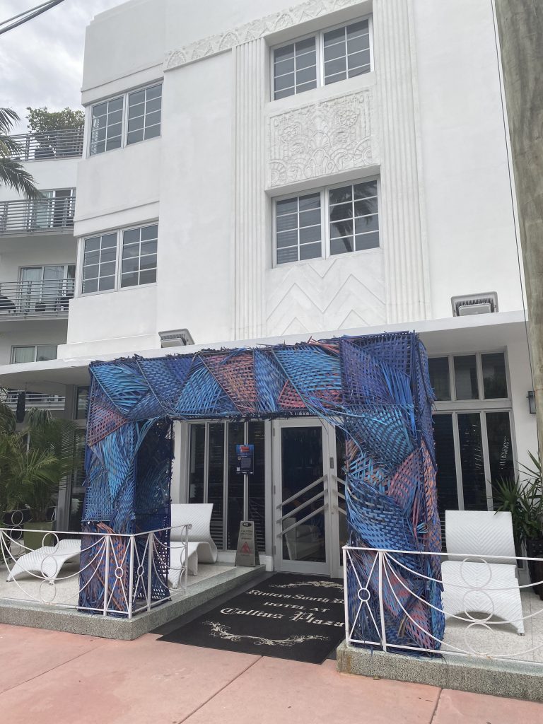 A work by Sterling Rook at the Riviera Hotel South Beach. Photo by Nate Freeman.