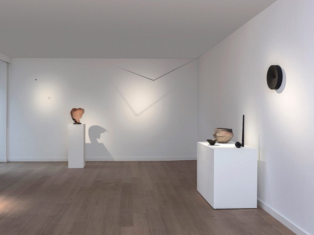 Installation view of “Otto Boll: Found Objects / Viewing Tools" 2020. Courtesy of Dierking.