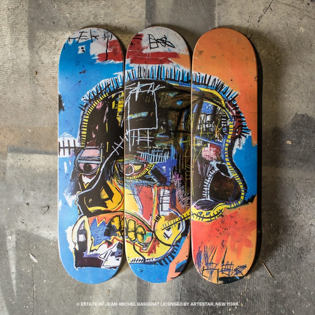 Bage italiensk respektfuld This Company Sells Skateboards Bearing Designs by Basquiat, Warhol, and  Magritte to Fund Charity Initiatives Around the World