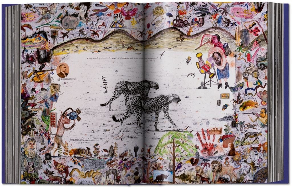 Inside page of <i>Peter Beard</i> published by TASCHEN.