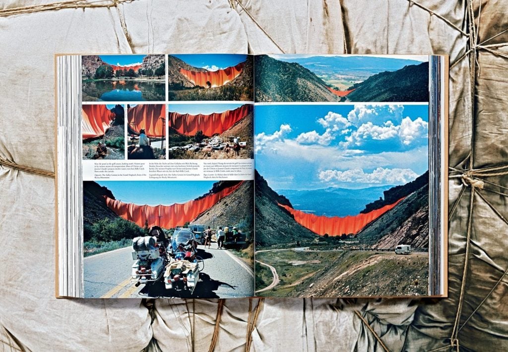 Interior of Christo and Jeanne-Claude, published by TASCHEN. 