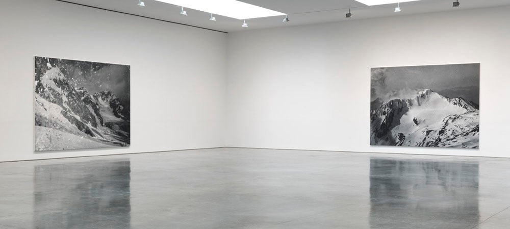 Installation view of Rudolf Stingel at Gagosian in 2014. Photo: Rob McKeever.