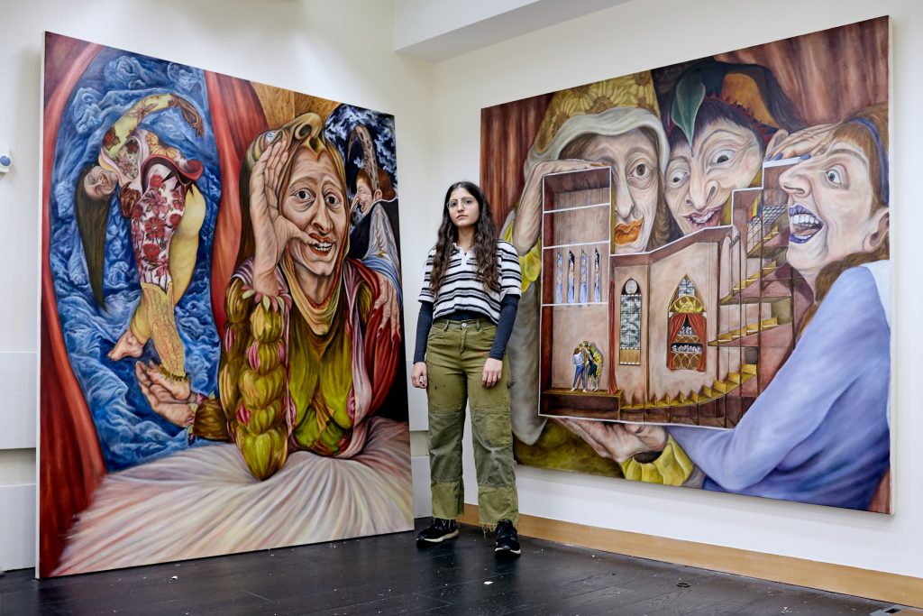 2019 residency artist, Nour El Saleh. Photo: Kevin Voller.