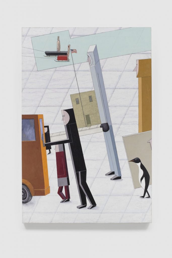 Mernet Larsen, Departure (after El Lissitzky), (2019). Courtesy of the artist and James Cohan Gallery.