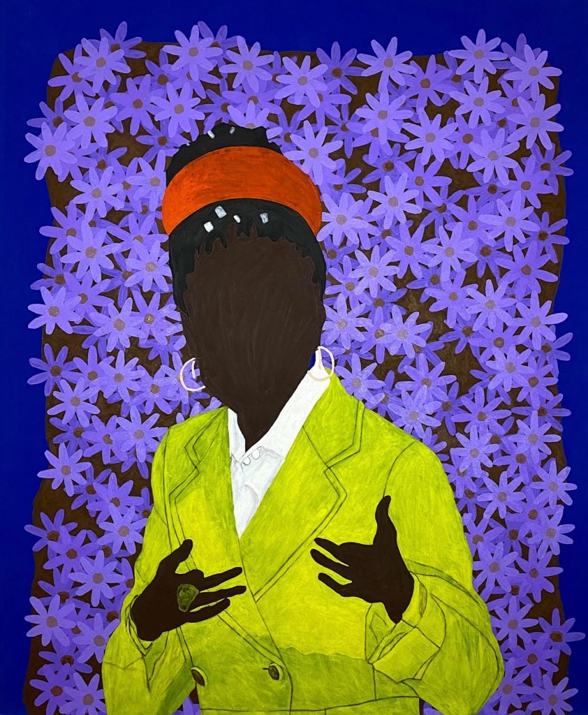 Raphael Adjetey Adjei Mayne, <em>AMANDA GORMAN</em> (2021). Courtesy the artist and Destinee Ross-Sutton.