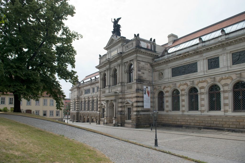 The Albertinum in Dresden, Germany. Photo: ARNO BURGI/dpa via Getty Images.