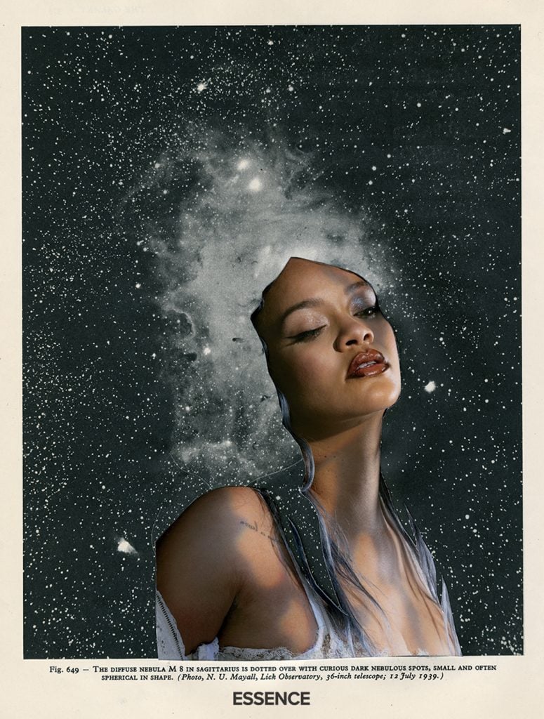 Rihanna by Lorna Simpson for Essence Magazine 2020. 