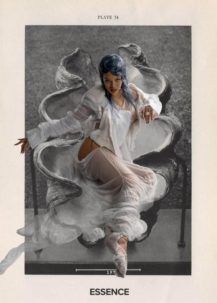 Rihanna by Lorna Simpson for Essence Magazine 2020. 
