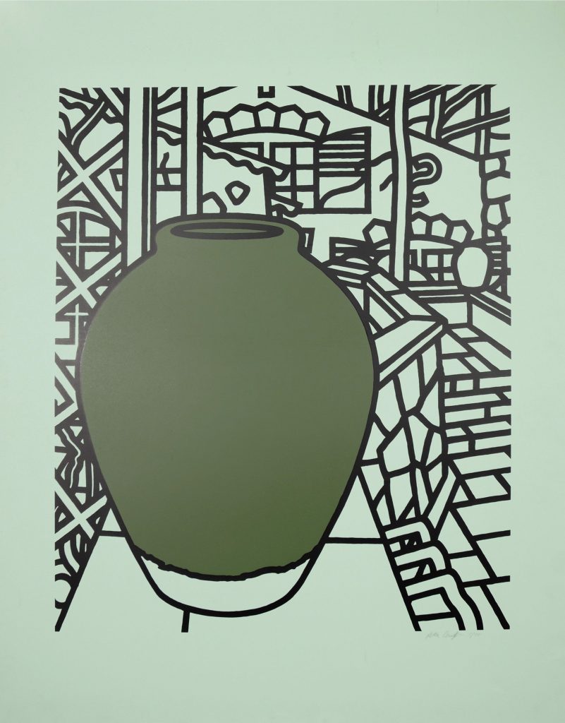 Patrick Caulfield, Jar (Green) (1974). Courtesy of Shapero Modern.