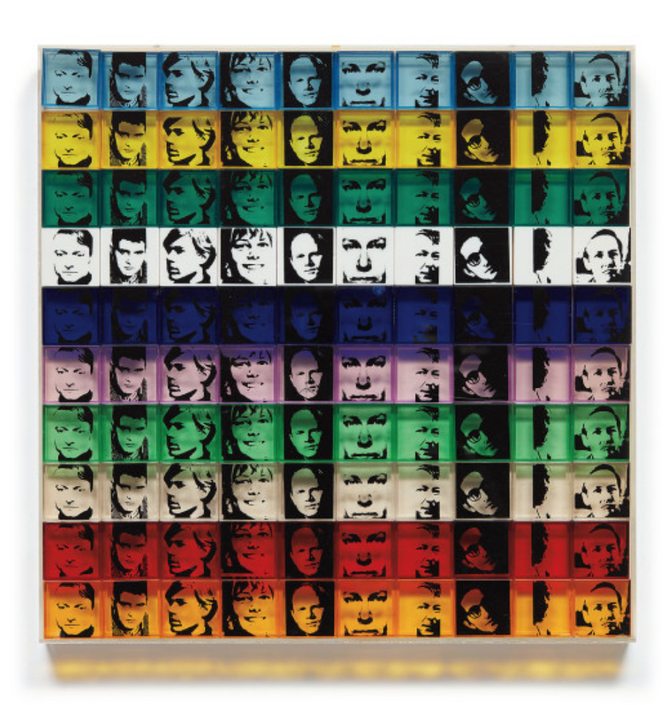 Andy Warhol, Portrait of the Artists, from Ten from Leo Castelli (1967). Courtesy of Art Please.