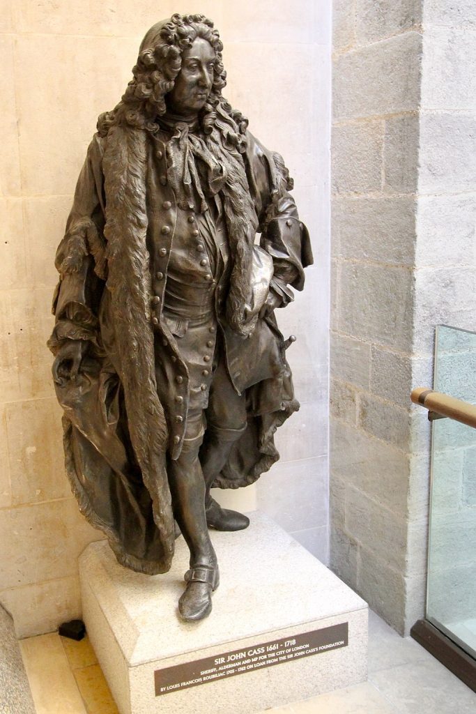 Statue of John Cass in Guildhall. Photo by the Wub, Creative Commons <a href=https://creativecommons.org/licenses/by-sa/4.0/ target="_blank" rel="noopener">Attribution-Share Alike 4.0 International</a> license.