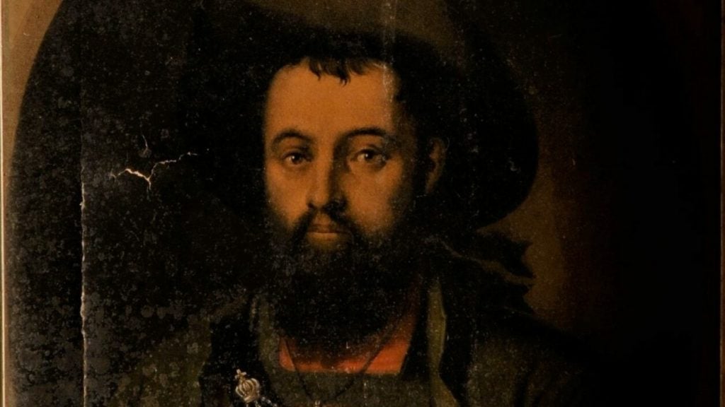 A painting of unstated origin and date depicting Peasant rebel Andreas Hofer. Image via Federal Criminal Police Office of Austria.