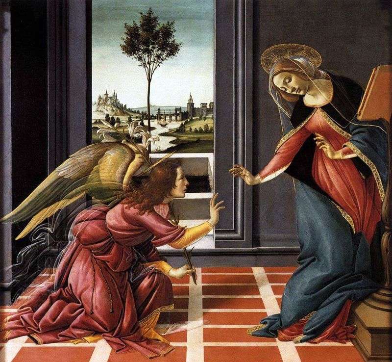 Sandro Botticelli, Cestello Annunciation (1481). 