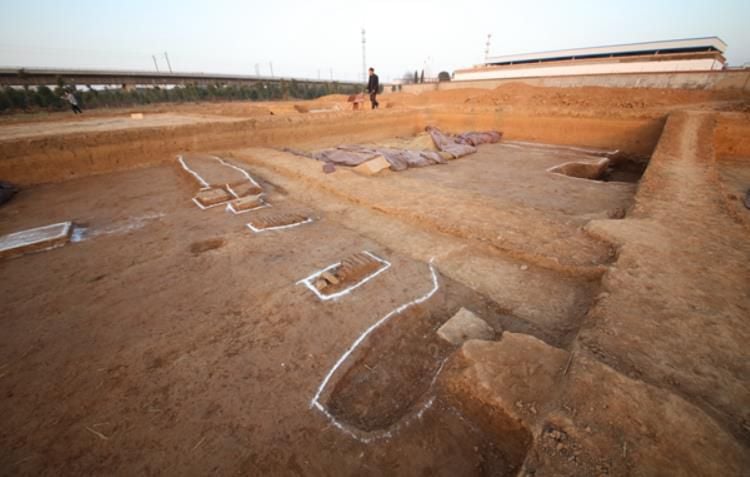 The ancient cemetery in Luoyang believed to be the final resting place of Han Emperor Liu Zhi. Photo courtesy of Luoyang City Cultural Relics and Archaeology Research Institute.