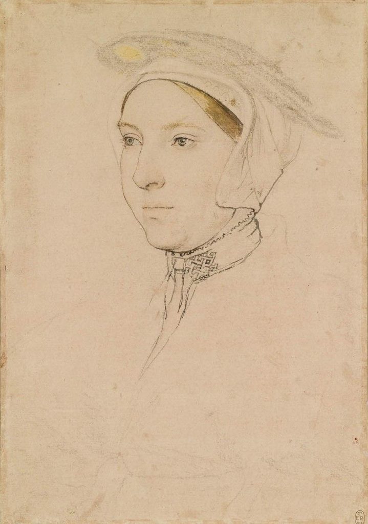 Hans Holbein, Portrait of an Unknown Lady. 